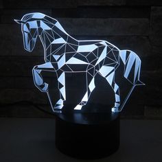 Horse Night Light 3D Lamp