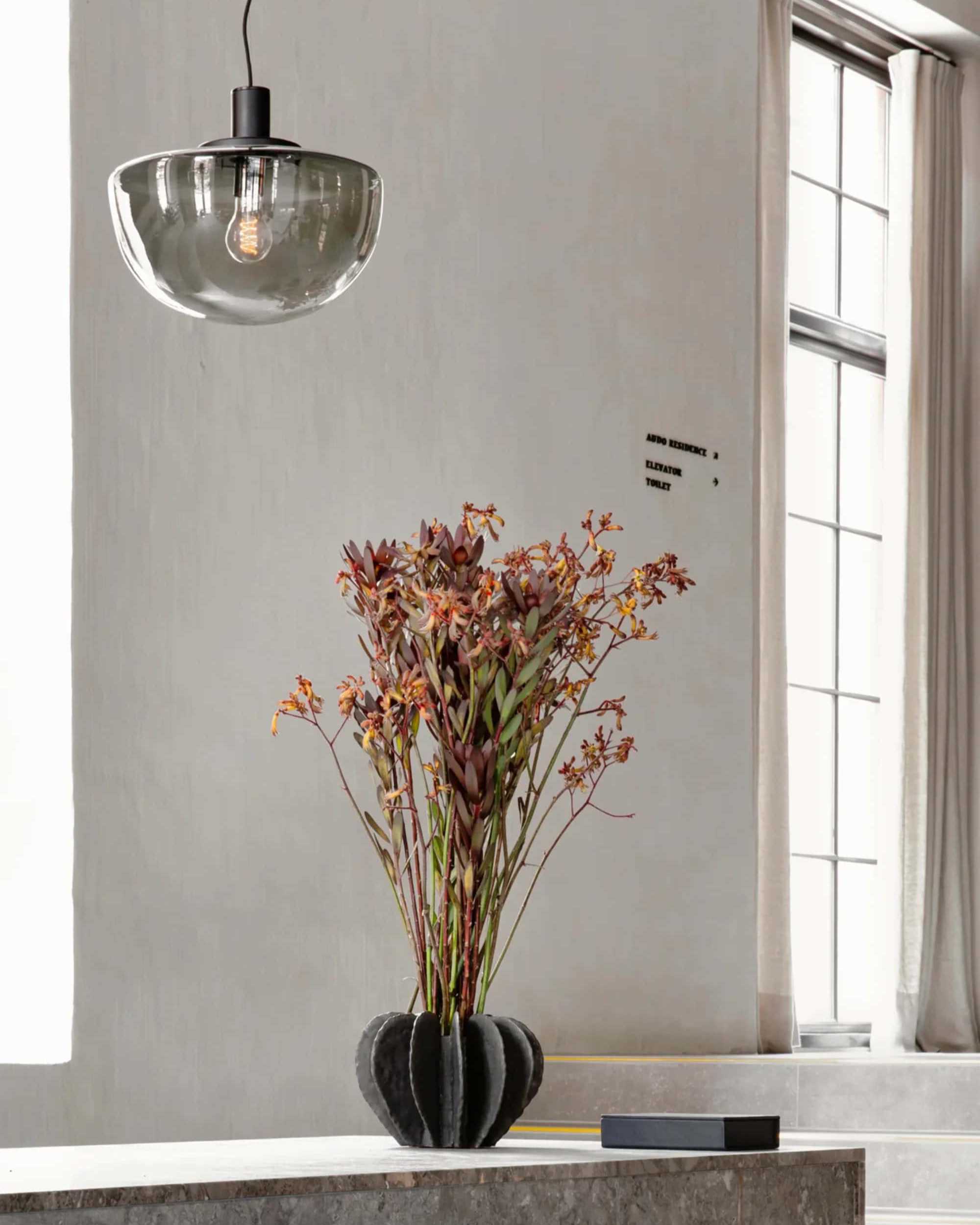 Audo Copenhagen Bank Pendant. Smoke