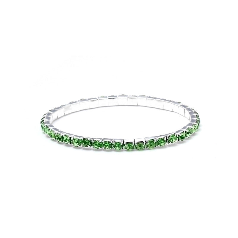 Minimalist Geometric Crystal Rhinestone Gem Bracelets