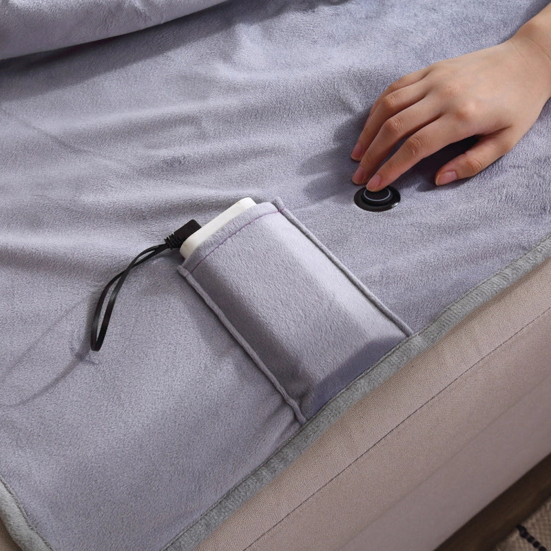 New USB Electric Blanket Blanket Blanket Blanket Shawl Warm Blanket 5v Low Voltage Electric Blanket Net Red With Goods Blanket