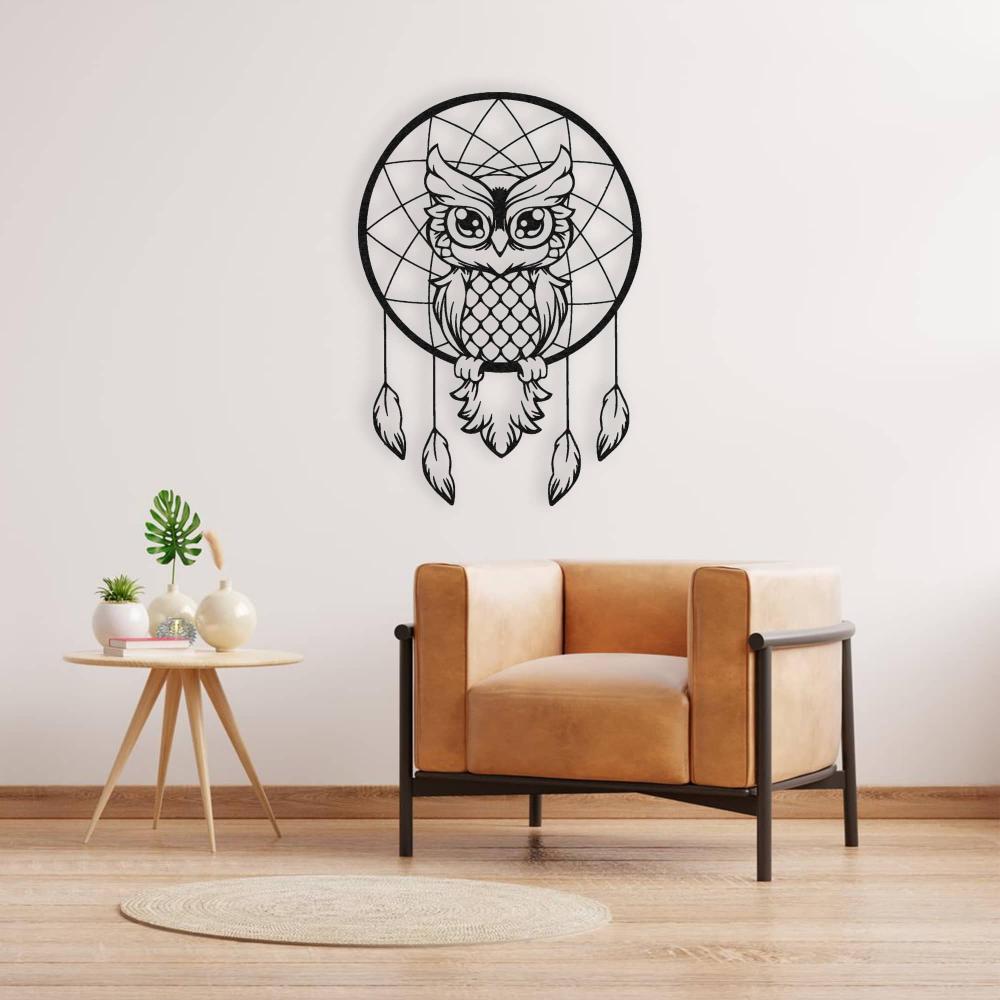 Wise Owl Line Art