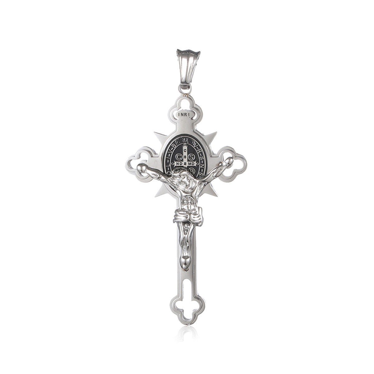 🙏 48% OFF🙏ST.Benedict Protection Cross Power Pendant Necklace