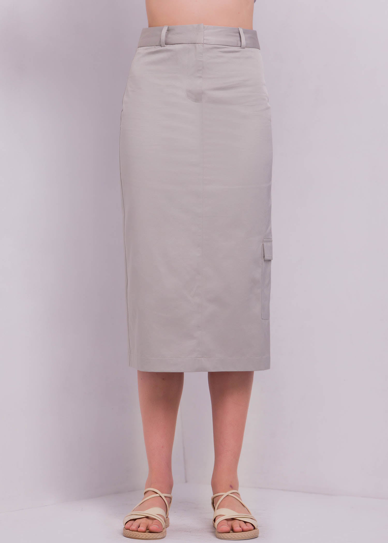 Fitted Skirt With Pocket