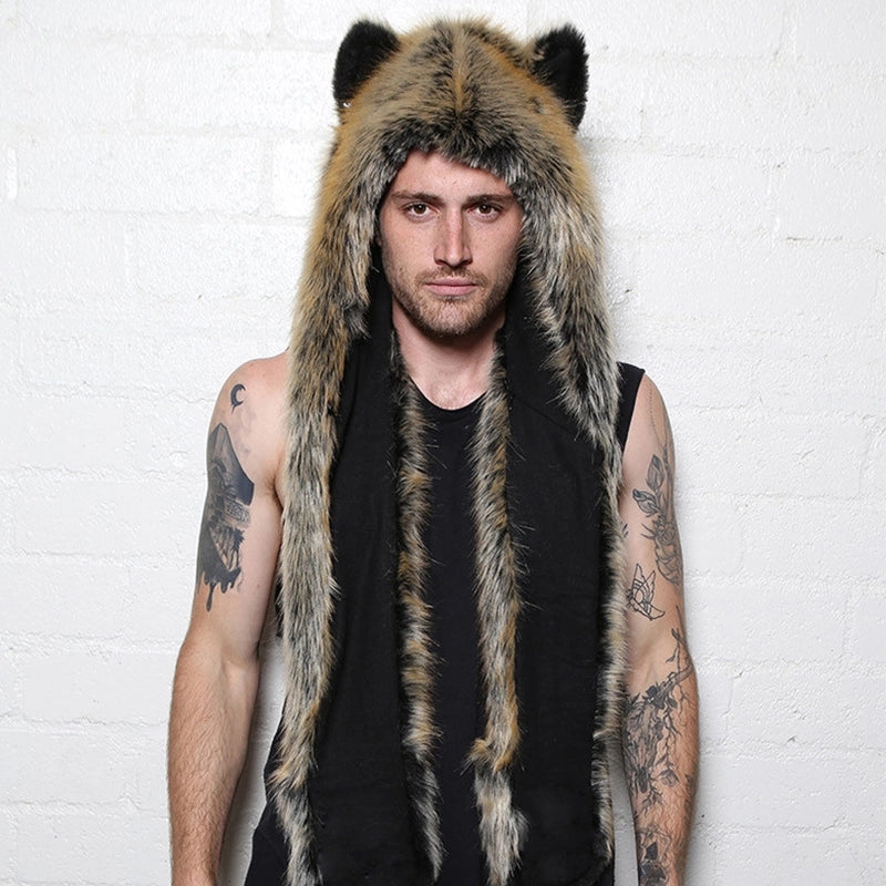 Unisex Fashion Solid Color Imitation Fur Winter Scarves