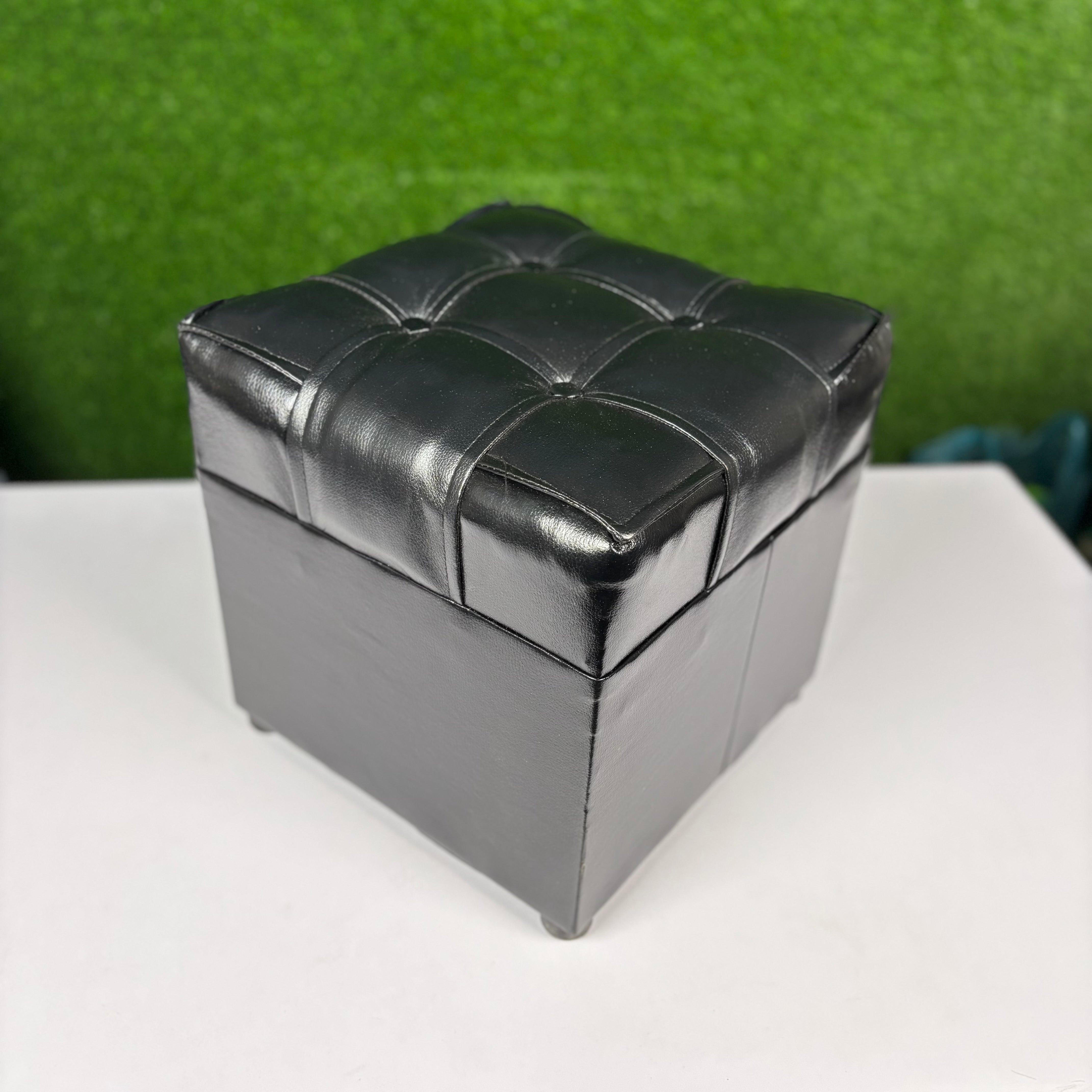 Square Shape PU Leather Rest Stool 13