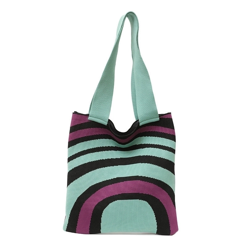 Women's Medium Polyester Plaid Streetwear Square Open Shoulder Bag