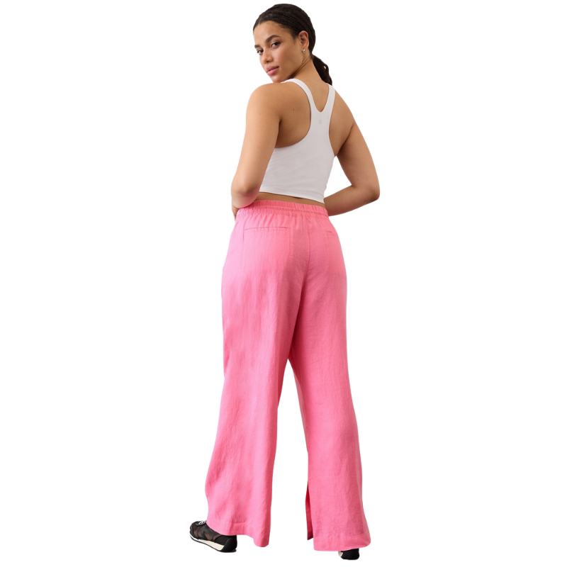 Retreat Linen High Rise Wide Leg Pant