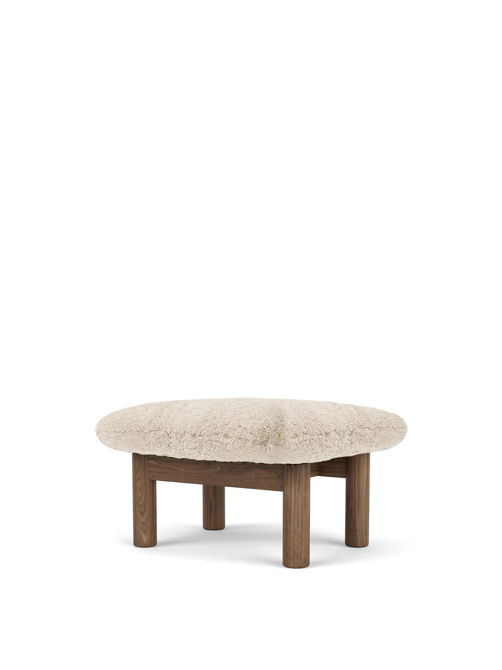 Brasilia Ottoman. Sheepskin