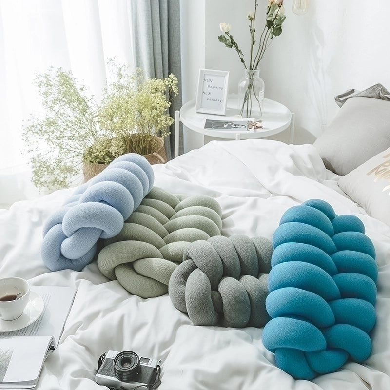 Fashion Solid Color Acrylic Throw Pillow