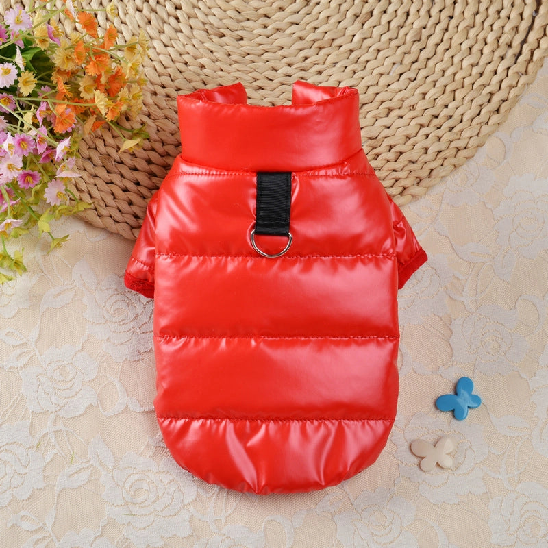 Disposable Cotton-padded Clothes Cat Autumn And Winter Dog Clothes Winter Clothes Small Dog Pet Cotton-padded Jacket New Cotton-padded Clothes Winter Warm