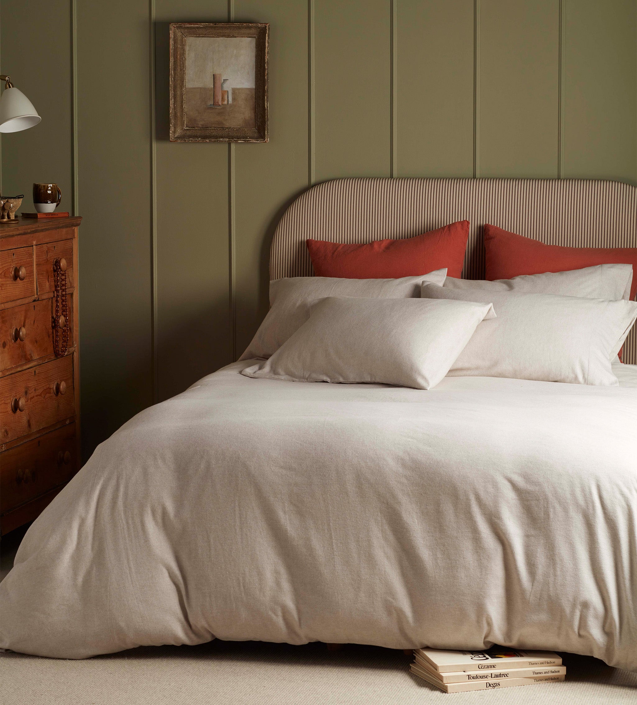Natural Henry Brushed 100% Cotton Duvet Cover