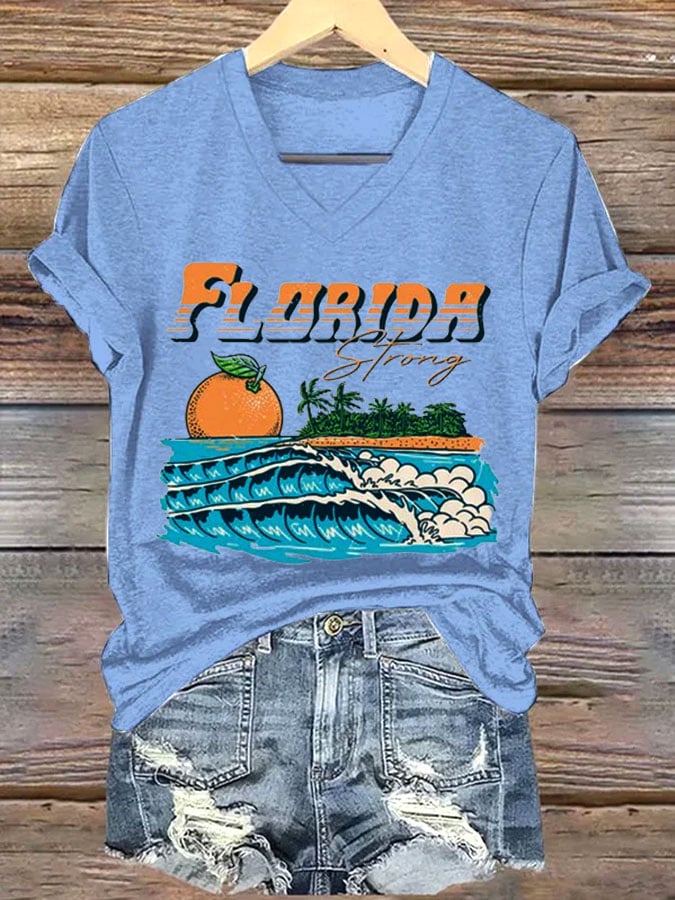 Women's Florida Strong Print T-Shirt