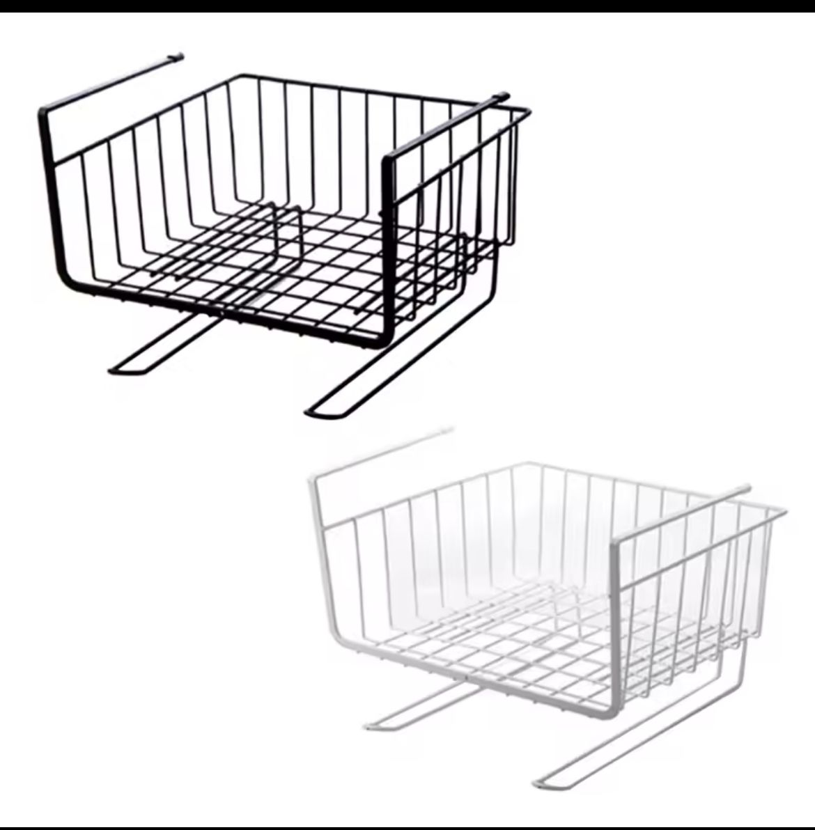 Under shelf organizer Metallic