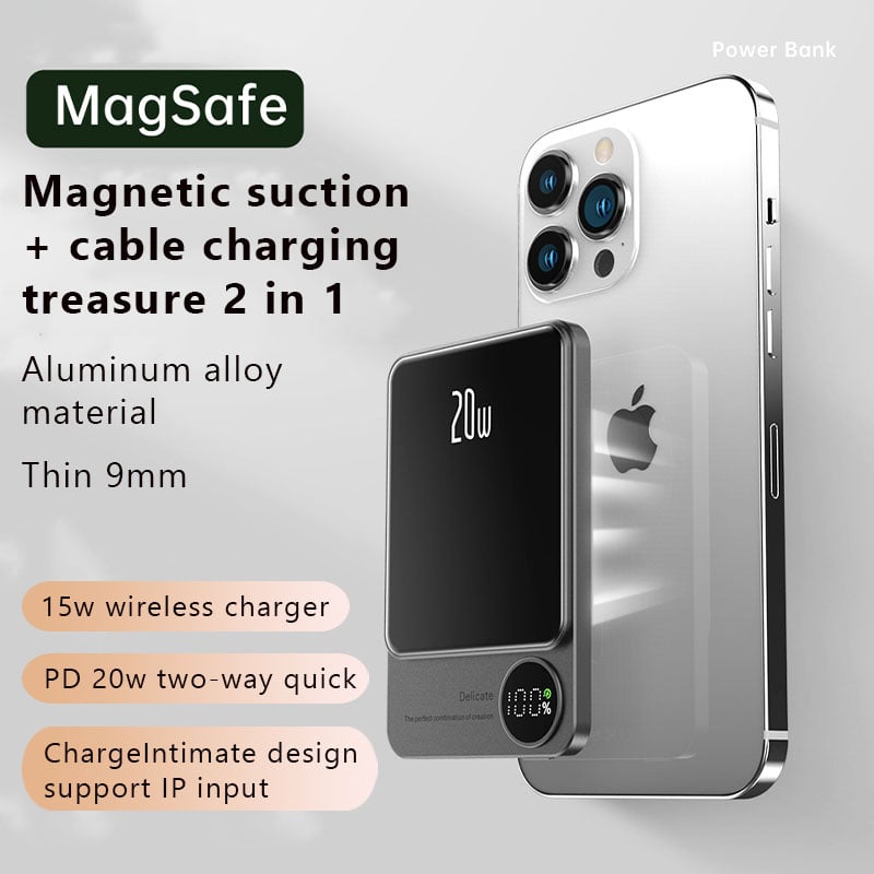 (🔥 Early Mother's Day Sale - 49% OFF)-Macsafe Powerbank Magnetic-(Buy 10000mAh save more)