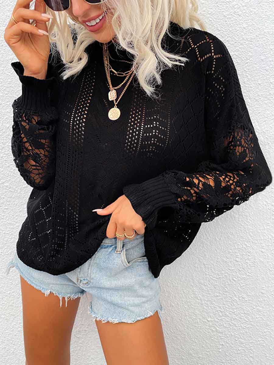 Lace Hollow Sweater