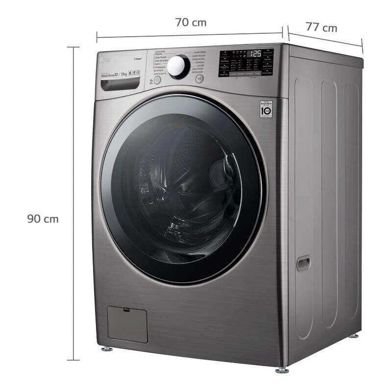 LAVADORA Y SECADORA 22/13 KG LG WD22VV2S6 AI DD  -WXL