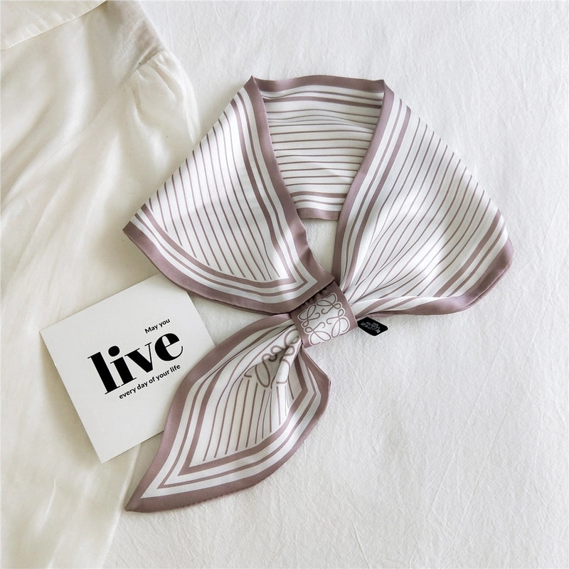 Fashion Printing Small Silk Scarf