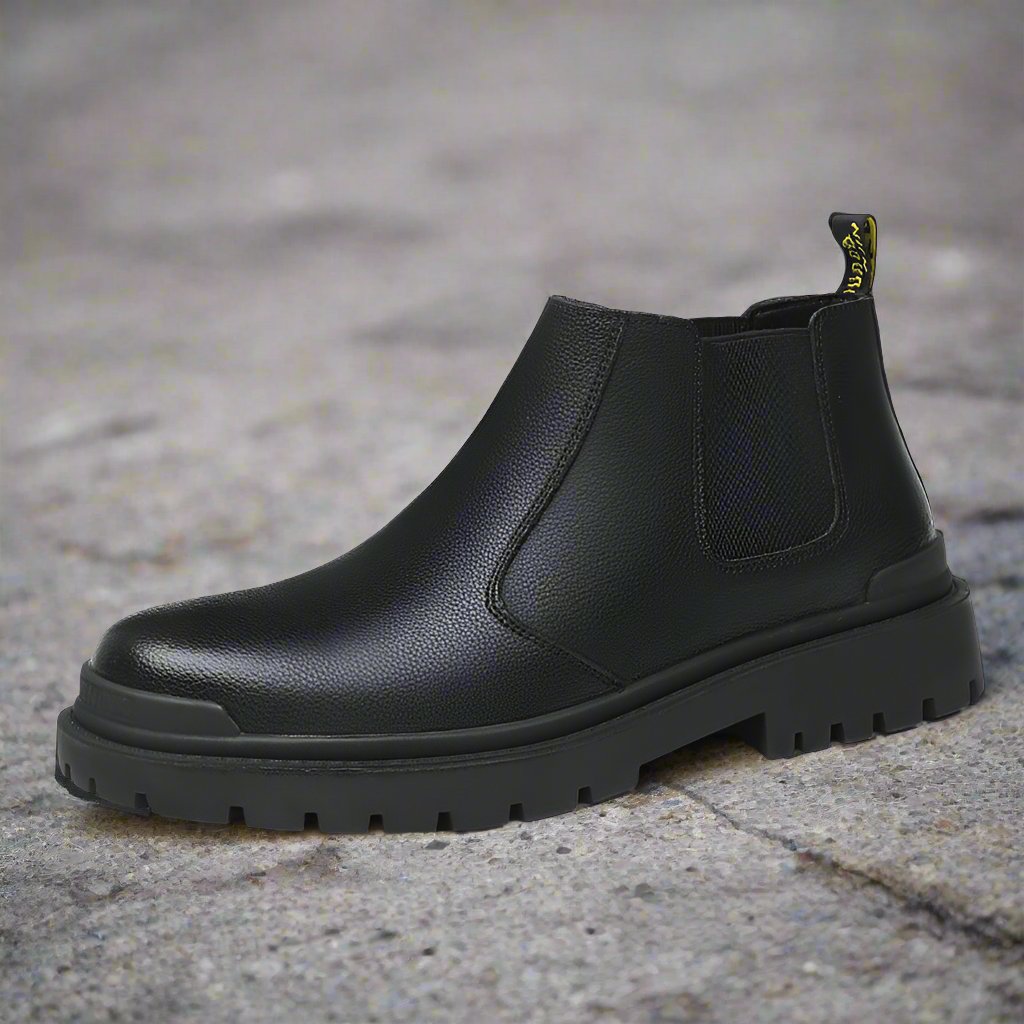 Men's British Style Leather Chelsea Boots