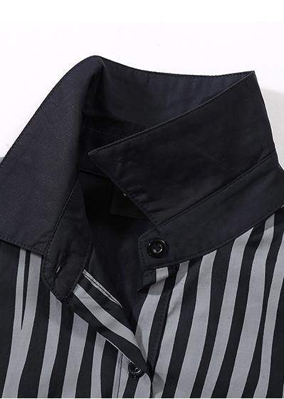 New Woman Long Batwing Sleeves Plus Size Patchwork Shirt Dress