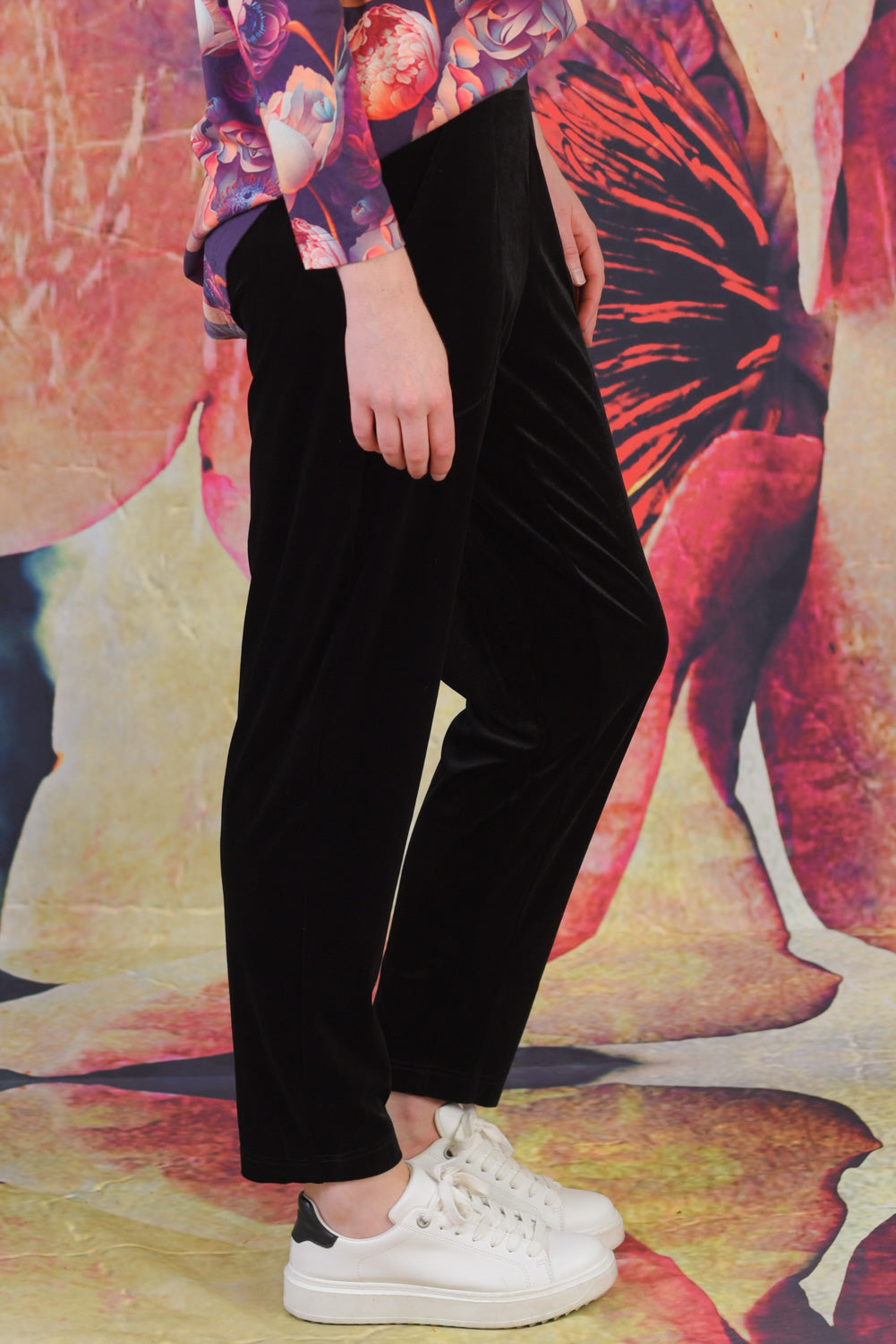 Vesta Velvet Pants - Black