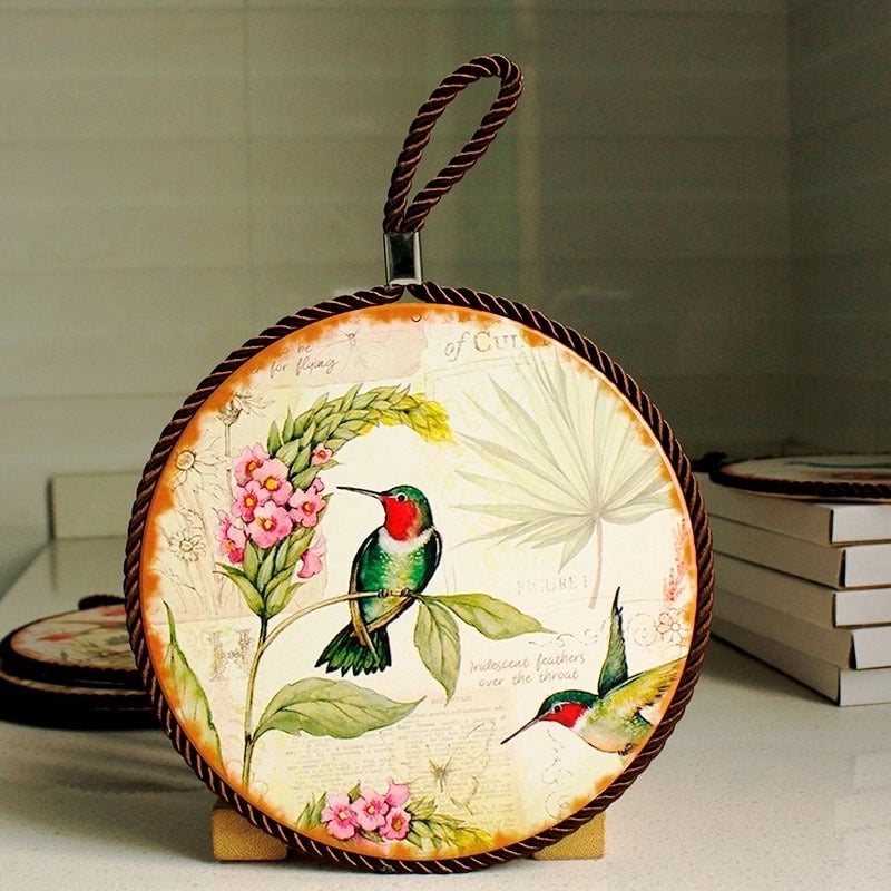 Casual Vacation Flower Ceramic Placemat 1 Piece