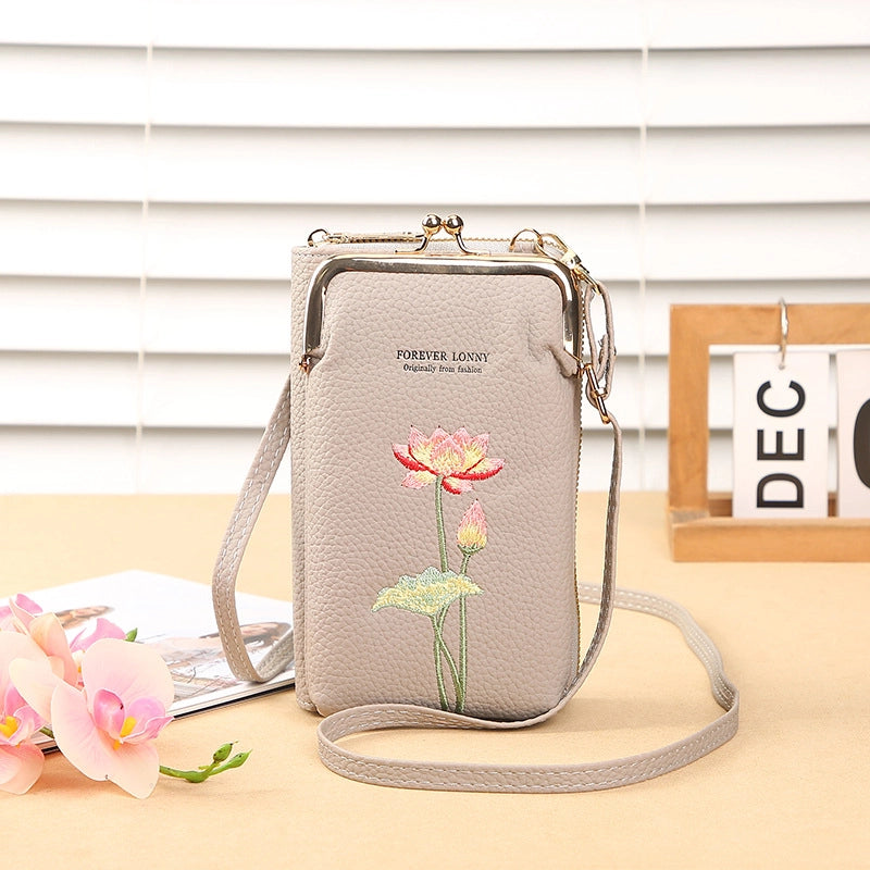 Women's All Seasons Pu Leather Vintage Style Phone Wallets