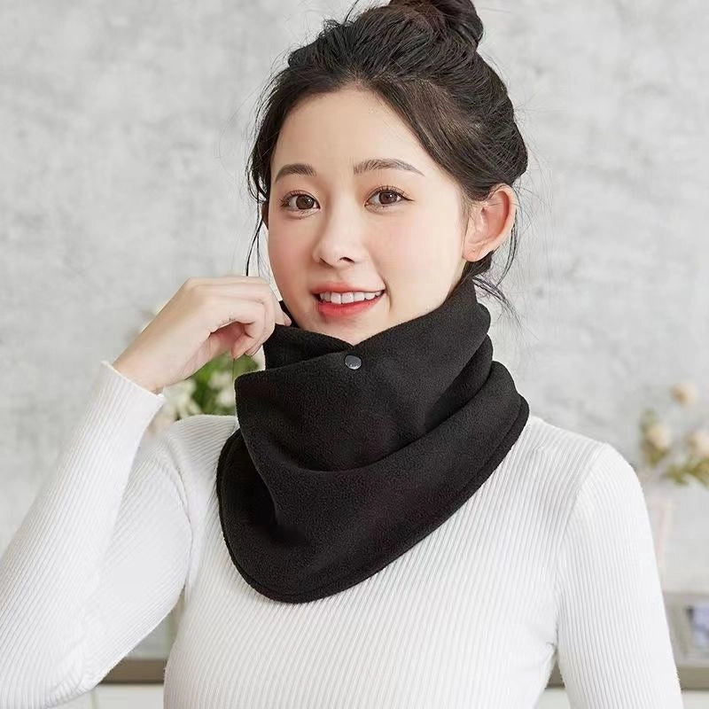 Winter Velvet Thickened Warm Neck Protection Scarf For Men And Women Riding Cold-proof Windproof Multifunctional Scarf Neck Set