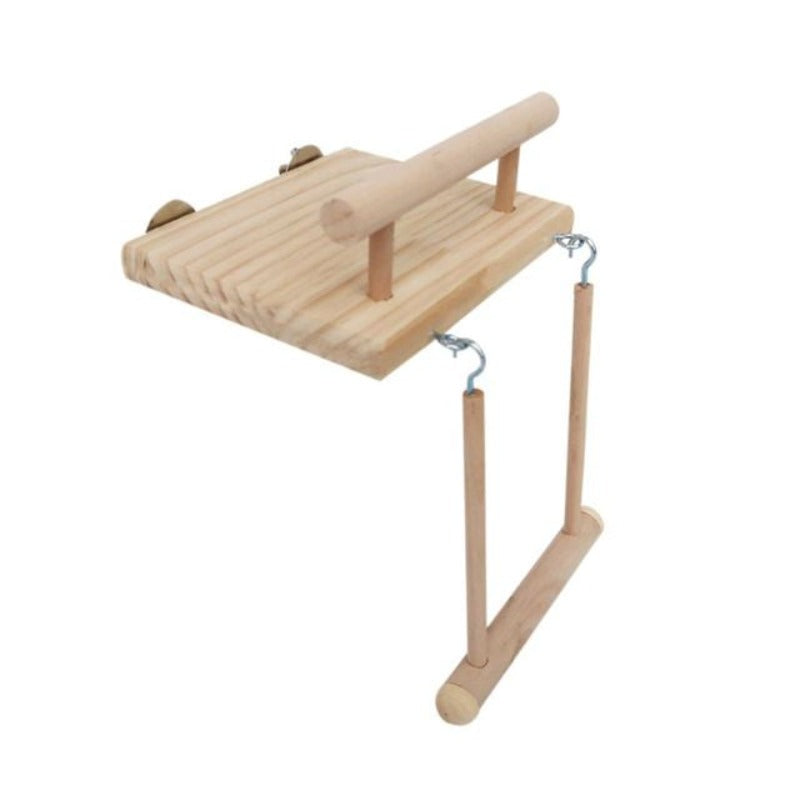 Wooden Bird Parrot Perches Cage Toy
