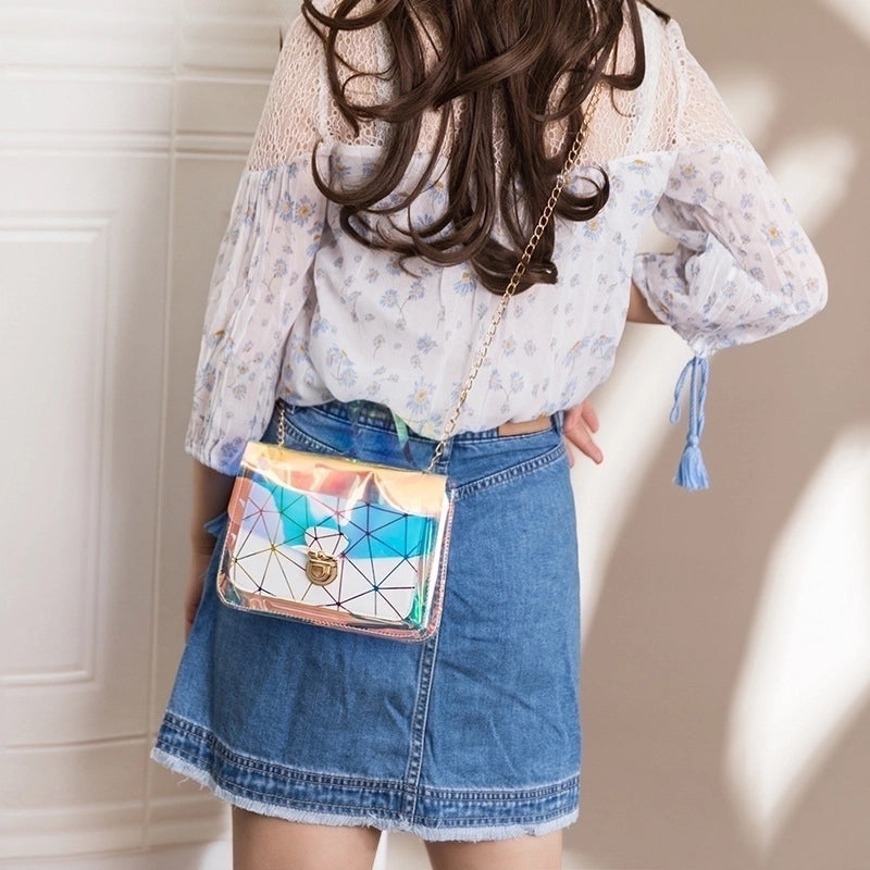 Women's Small Pvc Fashion Handbag
