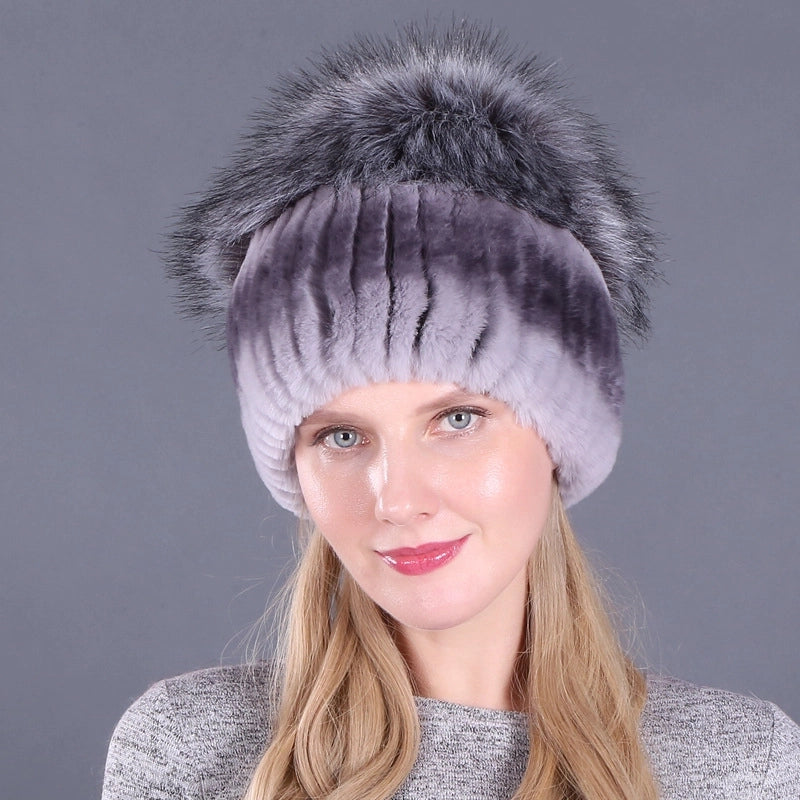 Women's Basic Solid Color Eaveless Wool Cap