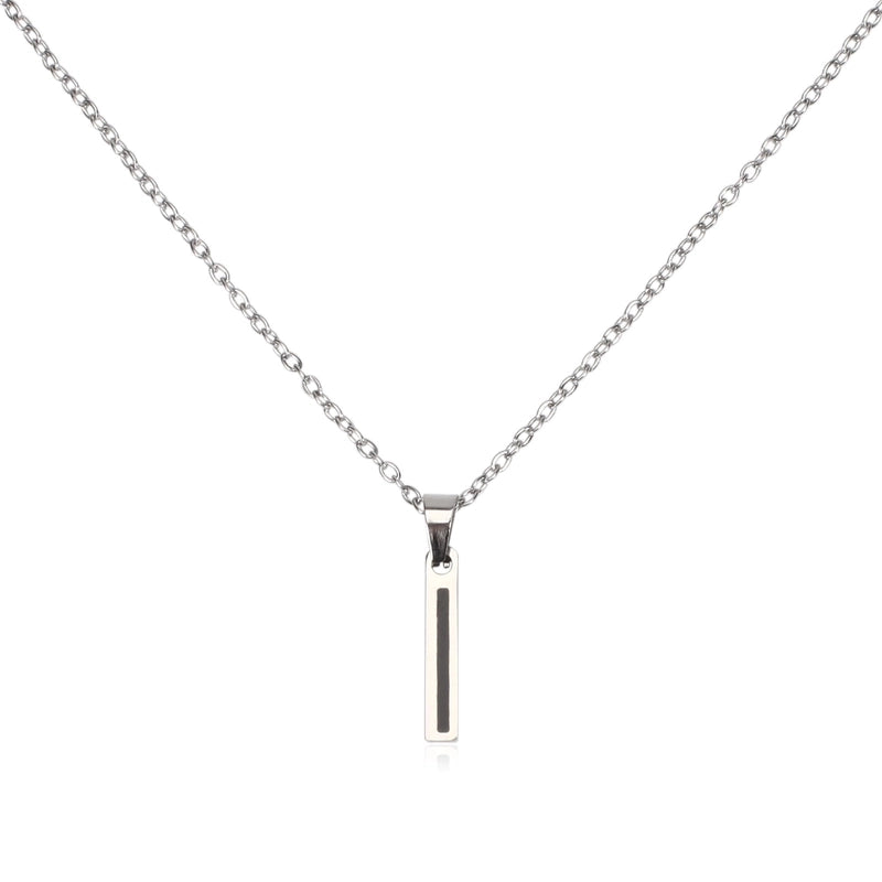 304 Stainless Steel Sweet Polishing Letter Pendant Necklace
