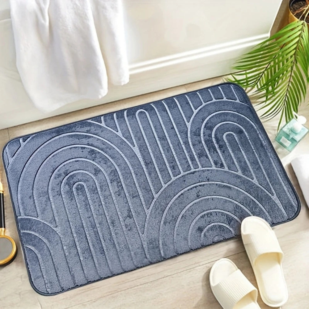 Concentric Arches Cashmere Bath Mat