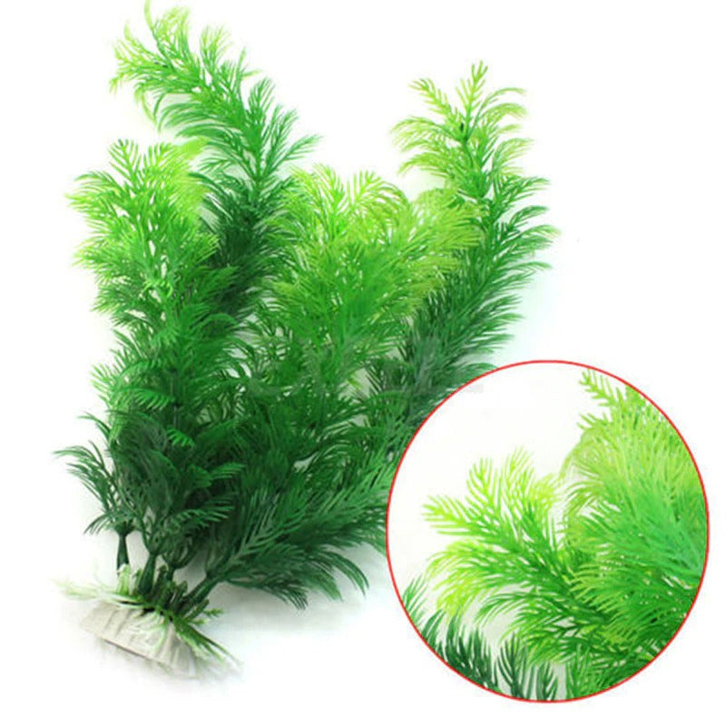 Plastic Green Aquarium Ornament