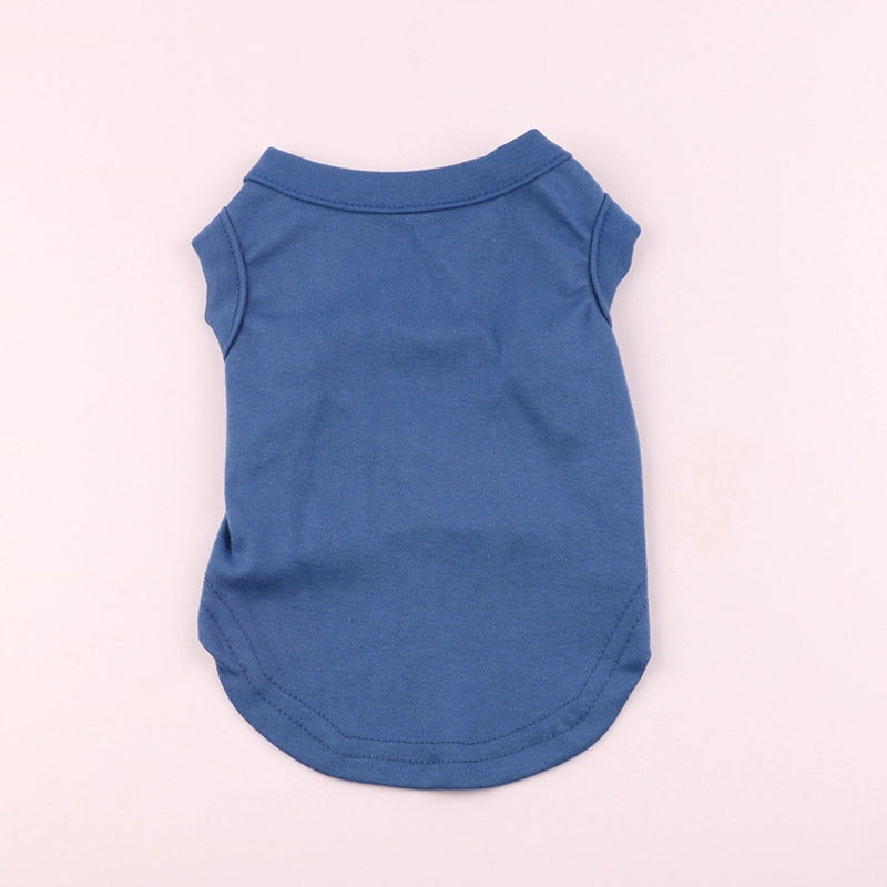 Casual Polyester Solid Color Pet Clothing