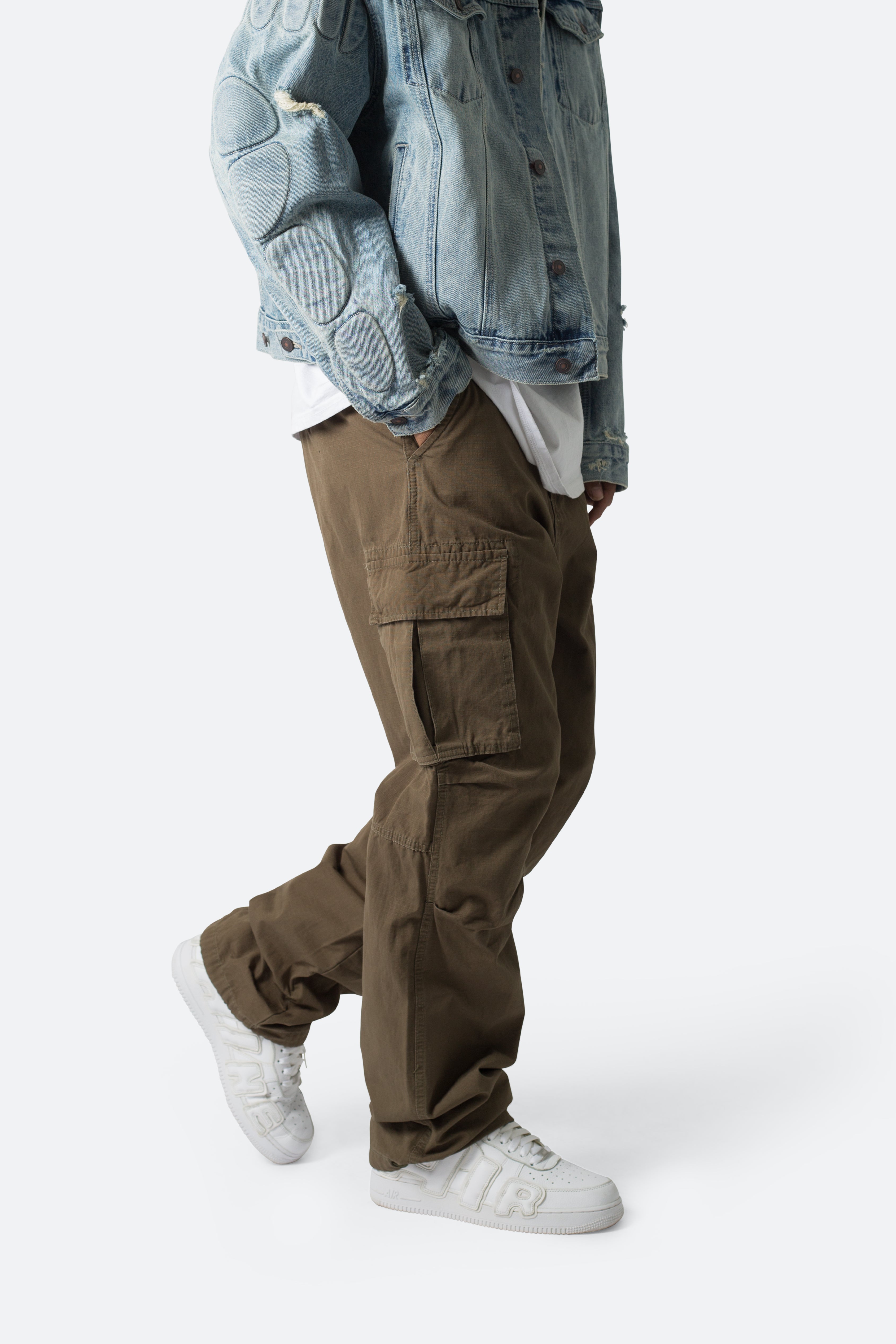 Ultra Baggy Vintage Cargo Pants - Olive