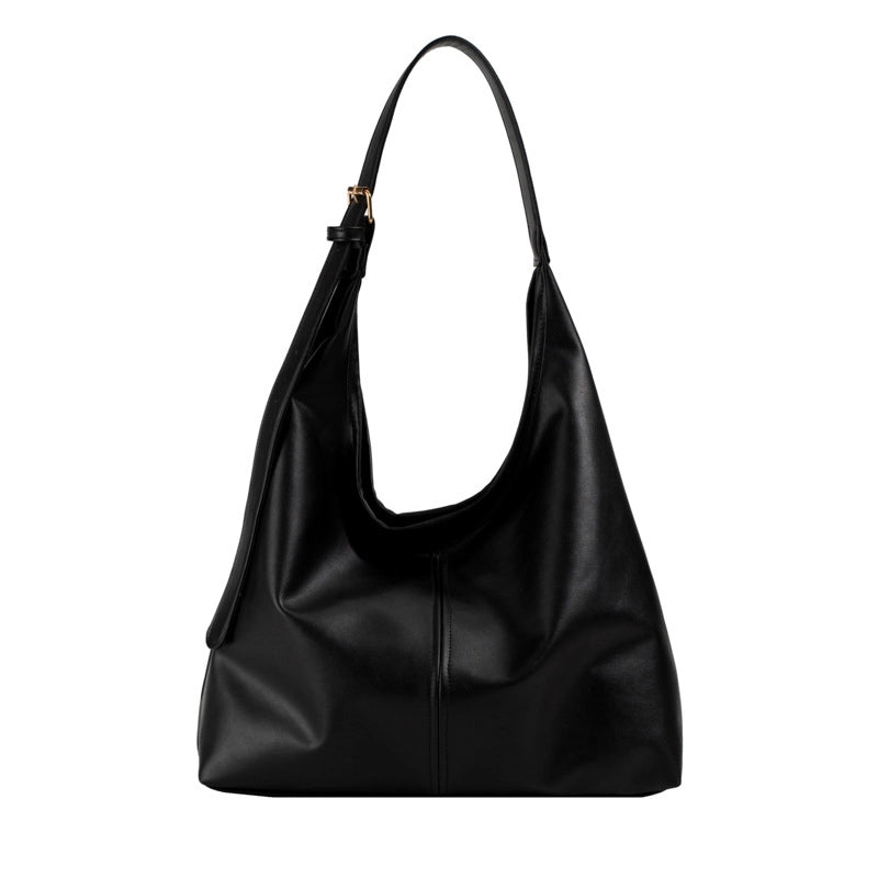 Women's Pu Leather Solid Color Streetwear Multicolor Bucket Magnetic Buckle Tote Bag