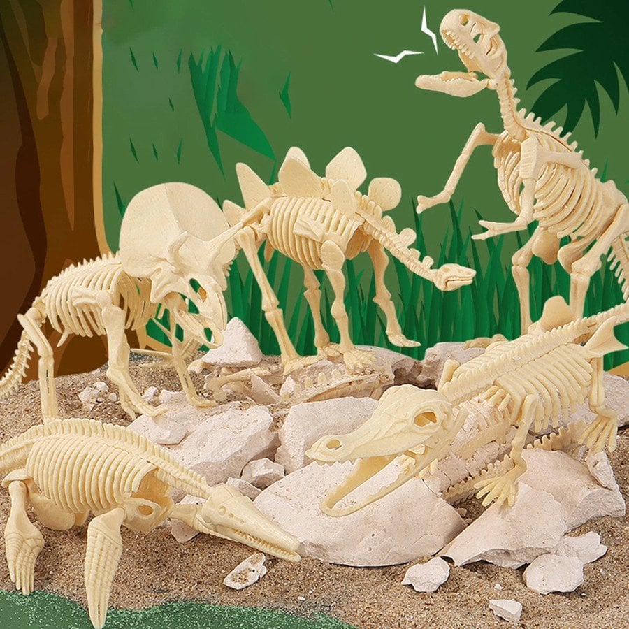 Great Educational Toy for Kids🎁2022 New Arrival Dinosaur Fossil Digging Kit - Get Three Tools For Free🔥