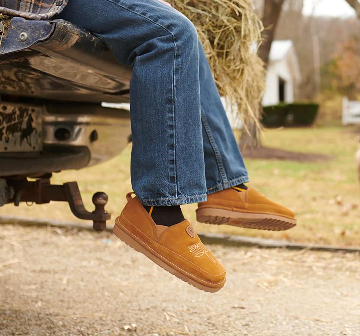 ARIAT Lasso Suede Chestnut