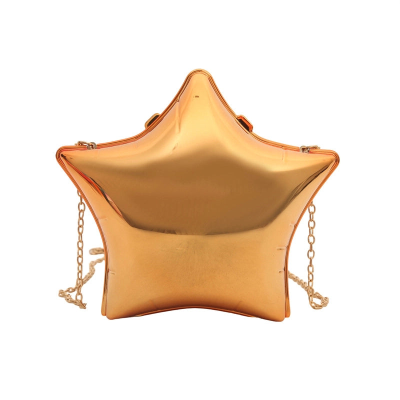 Women's Small Arylic Solid Color Elegant Pentagram Lock Clasp Square Bag