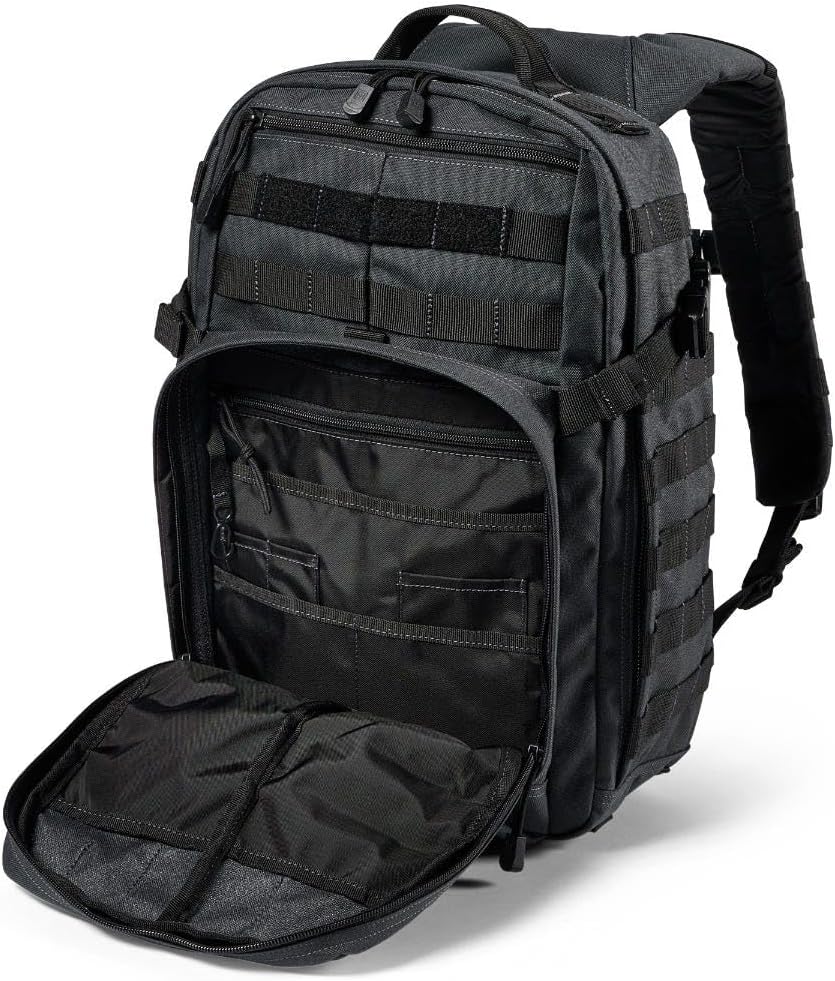 5.11 Tactical Backpack, RUSH 12 2.0 Military Survival Molle Backpack with Laptop Compartment, 24L, Style 56561ABR/56562ABR