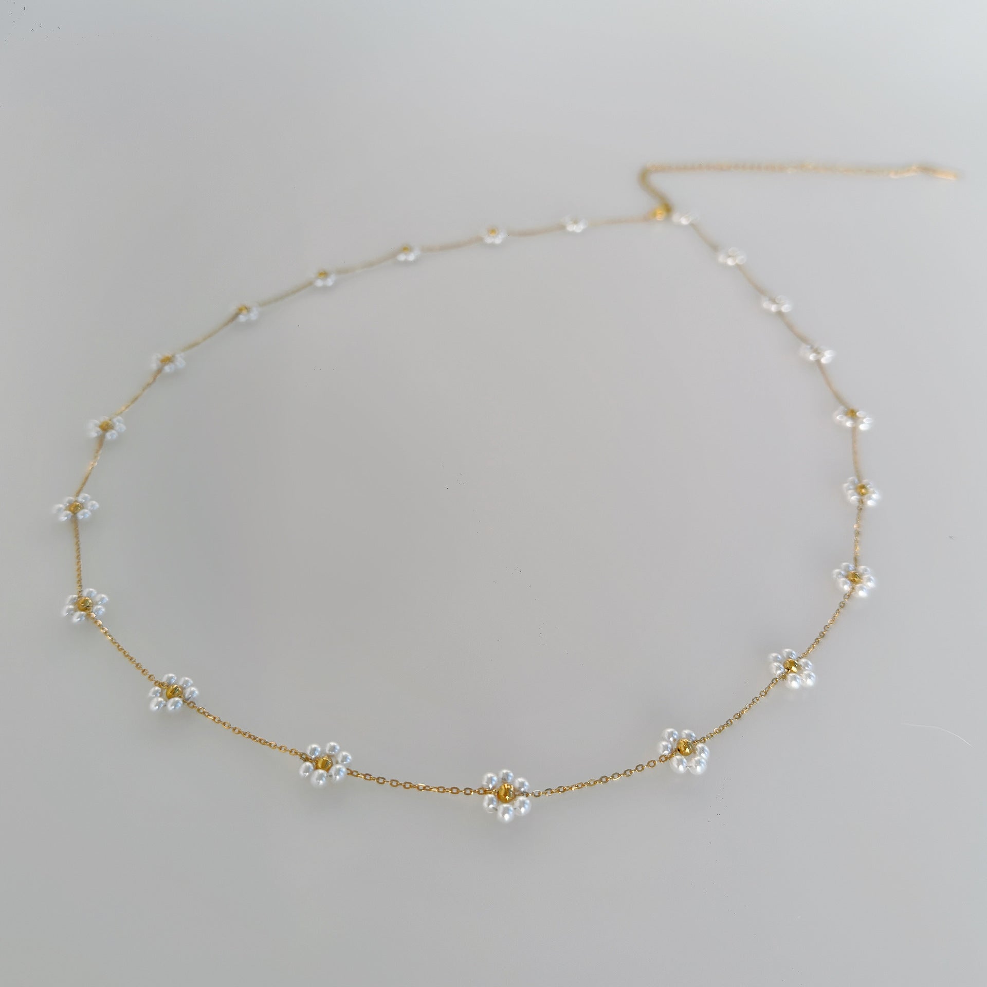 Flower Titanium Steel Necklaces
