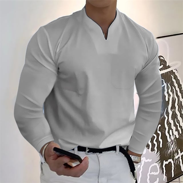 🔥Last day 49% off - Men's Loose Casual Long Sleeve Top-BUY 2 Free Shipping🔥