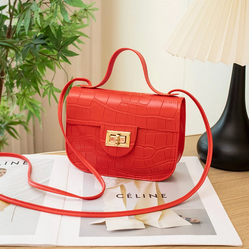 Women's Small All Seasons Pu Leather Fashion Square Bag