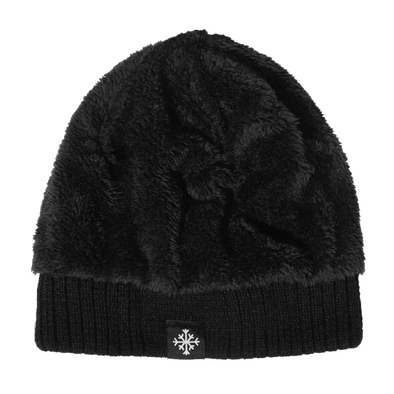 Unisex Basic Solid Color Eaveless Wool Cap