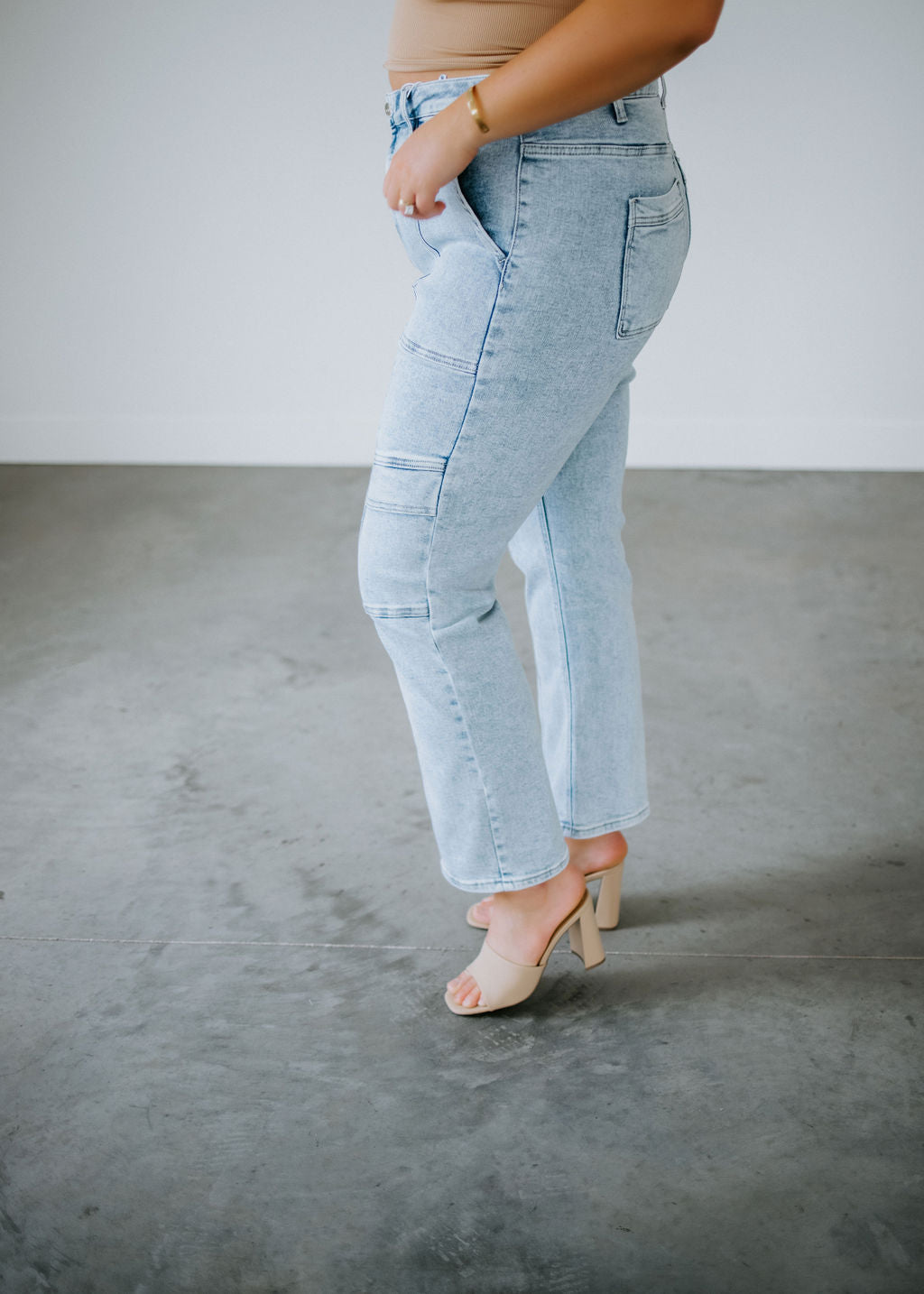 Jaida Risen Cargo Jeans