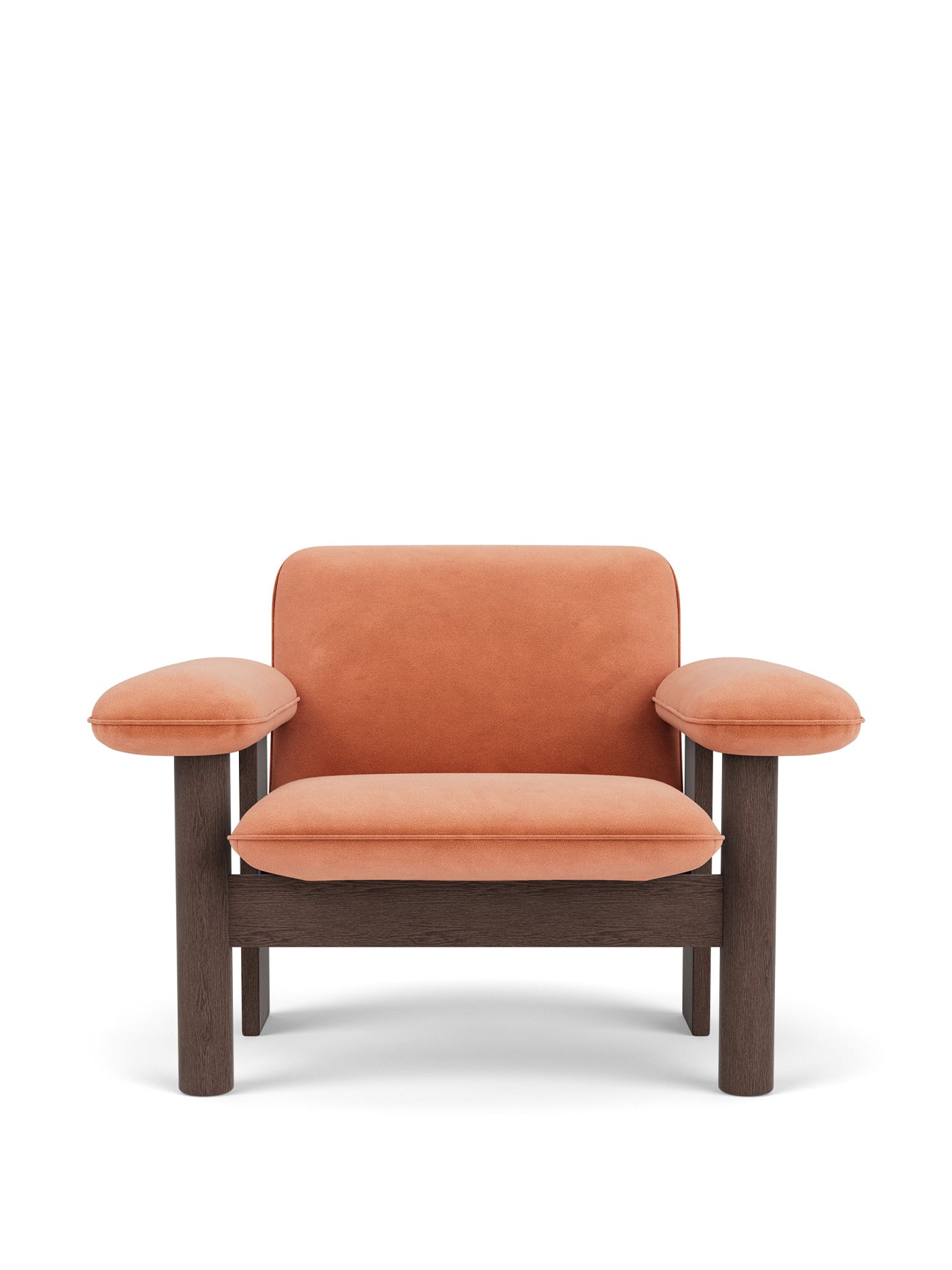 Brasilia Lounge Chair. Low Back. Textile