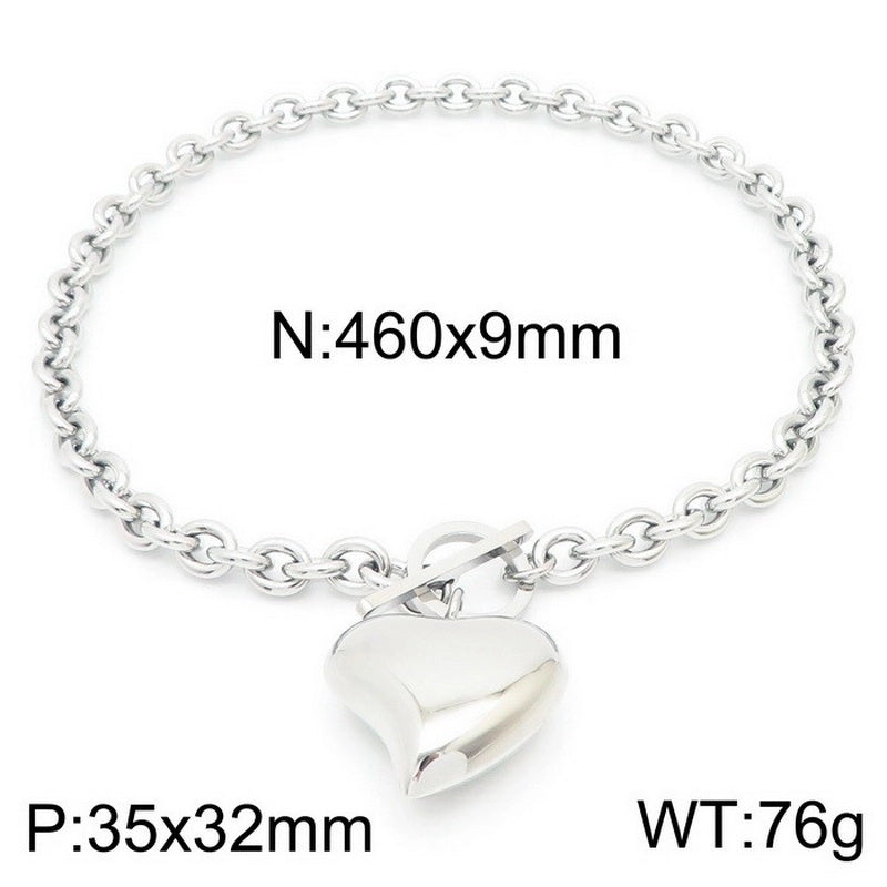 Fashion Geometric Titanium Steel 18K Gold Plated Plating Stainless Steel Jewelry Sets