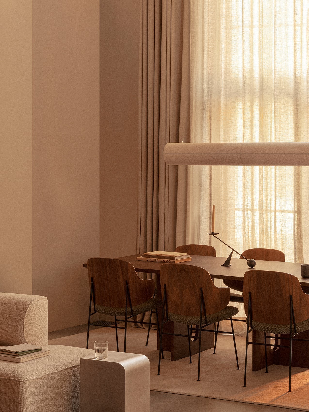 Hashira Linear Pendant Lamp. Raw