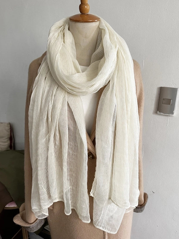 Women's Elegant Sweet Color Block Silk Silk Scarf