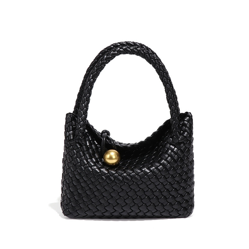Women's Small Pu Leather Solid Color Elegant Vintage Style Streetwear Square Buckle Handbag